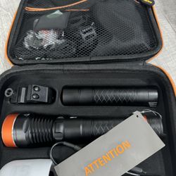 DanForce Rechargeable LED Flashlight - Worldwide Tactical FlashLight, World's First Modular Flashlight, High-Power 1080 Lumens, (G1)