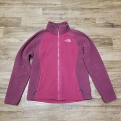 The North Face Women Fuchsia Fleece Jacket /Sz M