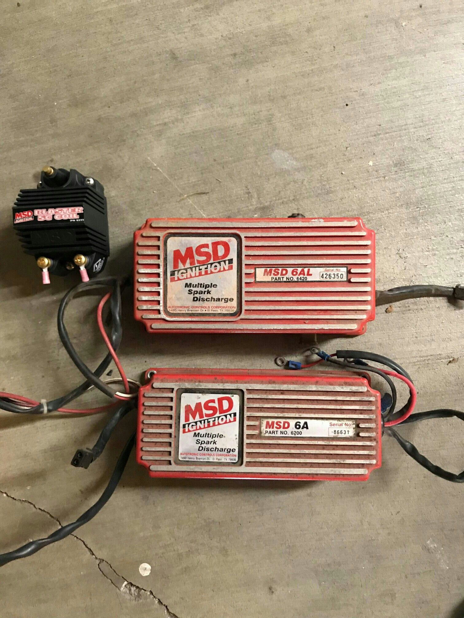 Msd ignition box and distributer for SBC