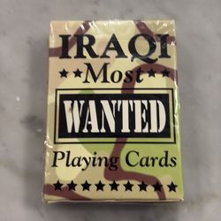 2003 Iraqi Most Wanted Playing Cards - Bicycle Brand - SEALED BRAND NEW