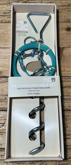 Heart To Tail Tie Stake And Cables Set