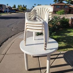 Table, Chairs