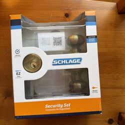 Free Schlage Lock Set with Door Handle and Deadbolt