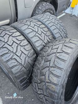 4 Used Tires Lt35x12.50r20 Toyo RT Open Country ,DOT 2023, LR , E , 10 PLY $399.00