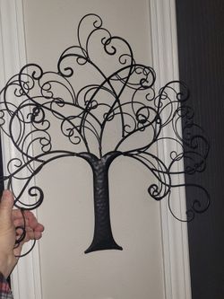 Metal Tree Photo Holder Wall Hanging
