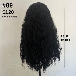 Curly Black Wig