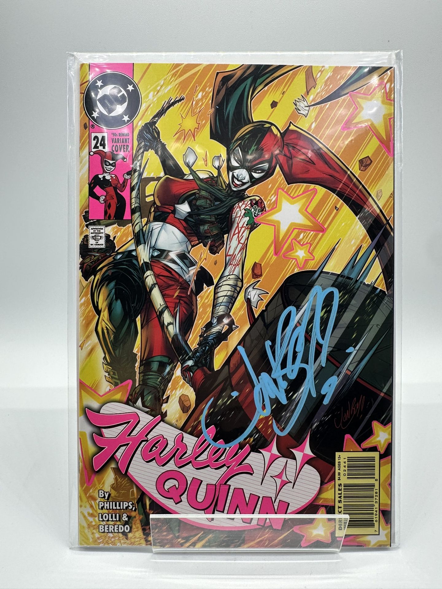 HARLEY QUINN #24 SIGNED BY JONBOY MEYERS-NM