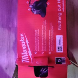 brand new Milwaukee corded angle grinder in box