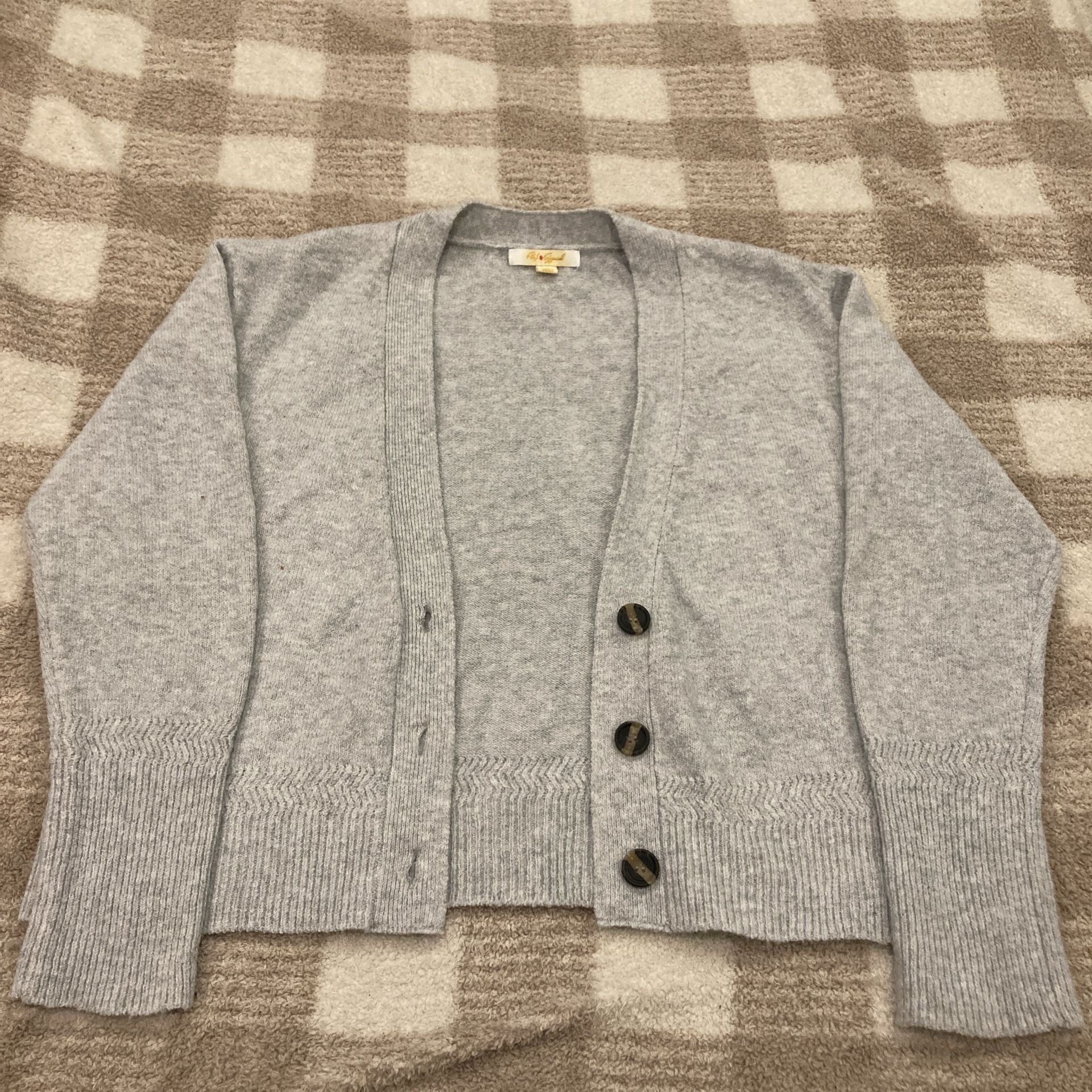 Grey Cardigan 