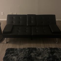 Black Sofa 250$ Obo