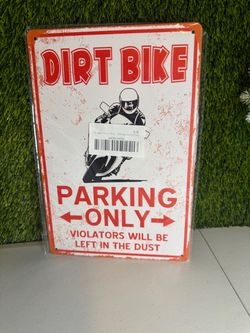 Dirt bike metal sign! Brand new