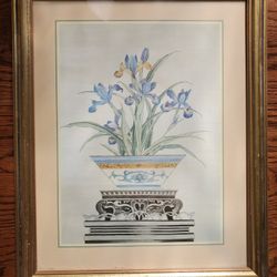Orchid  Flowers framed wall art 16 × 13 inches