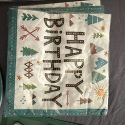 Happy Birthday Outdoor Adventure Paper Goods 