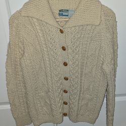 Women's Wool Cardigan - Size Small