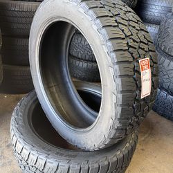 285/45R22 FALKEN WILD PEAK A/T full pair 2 tires