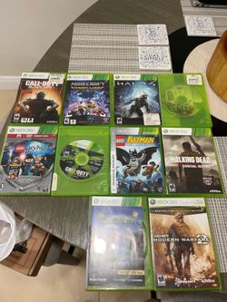 Xbox 360 Lot of 9 Video Games