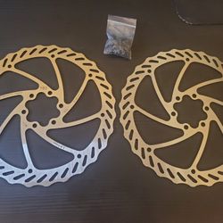 180mm Bike Disc Brake Rotors (2)