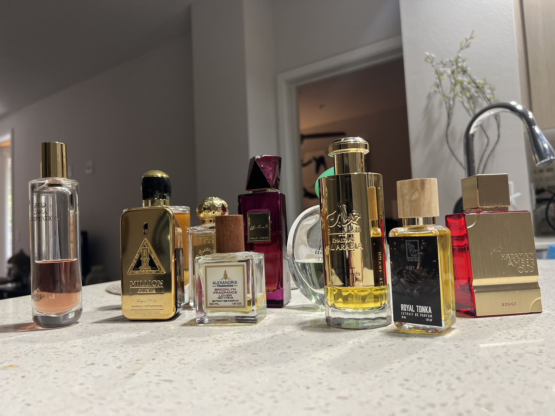 10 Perfume/cologne Bottles