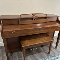 Upright Piano with Bench