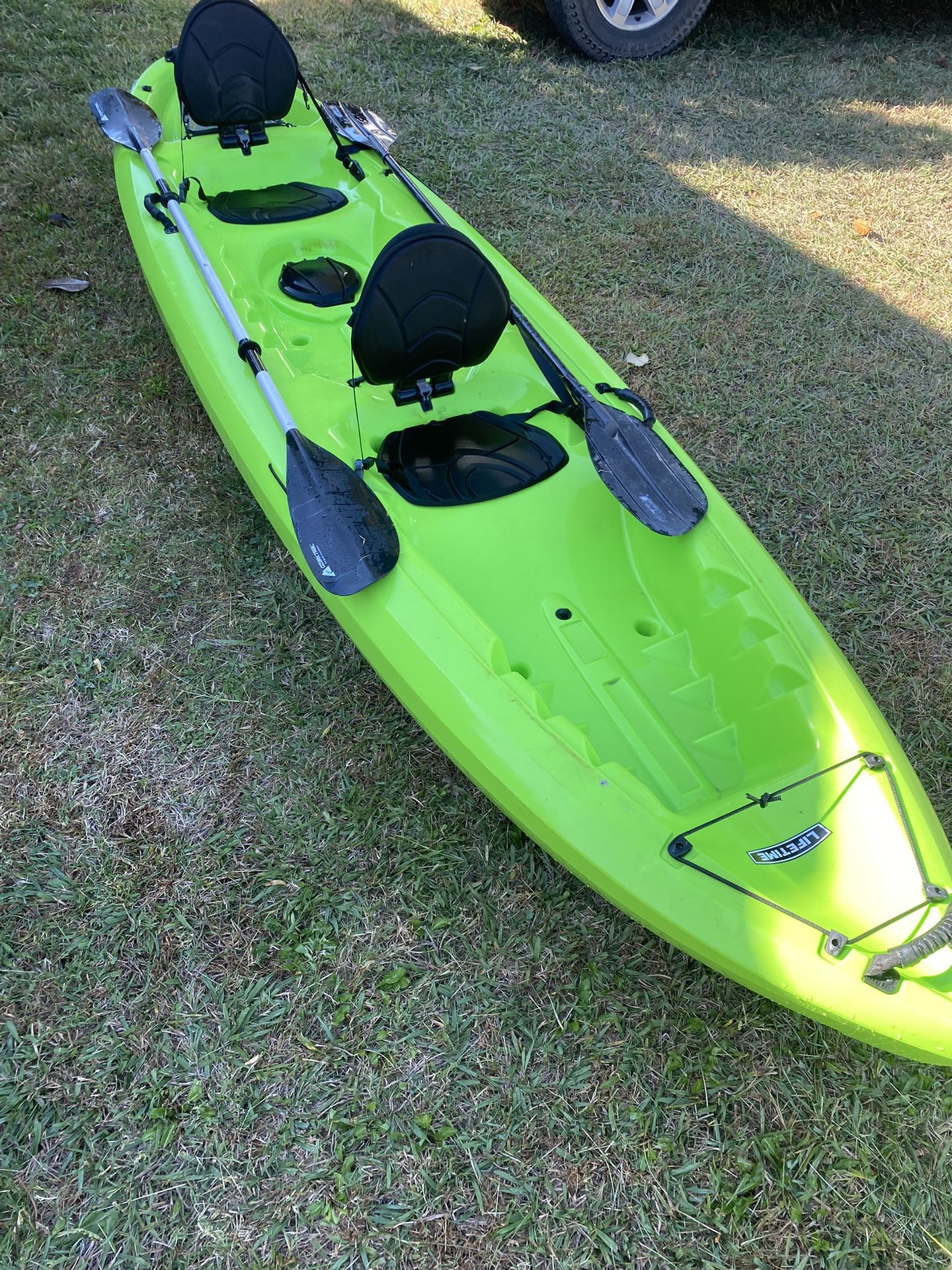 Lifetime spitfire 12’ 2 person kayak