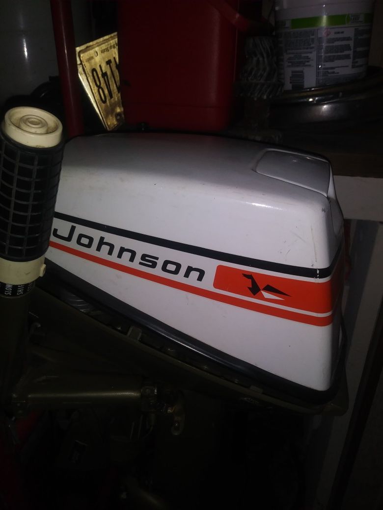 1975 6hp Johnson outboard