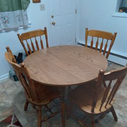 Table And 4 Chairs Great Condition 