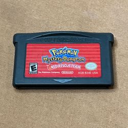Pokemon Mystery Dungeon: Red Rescue Team Game Boy Advance GBA Cart Only Tested