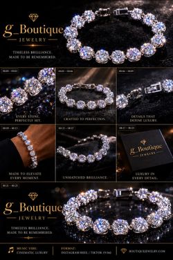 Luxury Iced-Out Halo Moissanite Tennis Bracelet