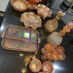 16 Pieces Beautiful Glasses Decorated 