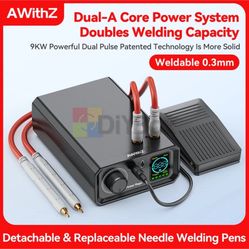 AWithZ UK1 Portable Pedal Spot Welder 18650 Li-ion Battery Spot Welding Machine