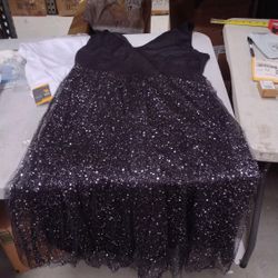 Floerns Women's Plus Size V Neck Sleeveless Sequin Cocktail Party Midi Dress-BRWH-B09G2F464G  