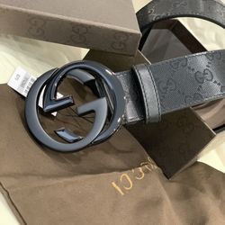 NWT Black Shiny Gucci Belt