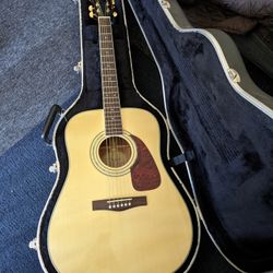 Barely Used Fender Dreadnought Acoustic Guitar 