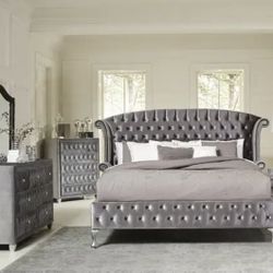 Brand New Queen Size Bedroom Set$1199.financing  Available No Credit Needed 