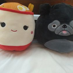 Pug And Ramen Squishmallow Flipamallow
