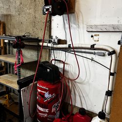 Air Compressor with 100’ hose and reel