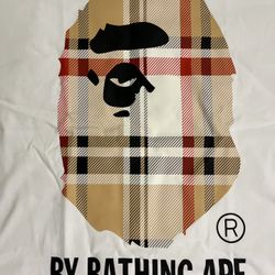 BAPE A BATHING APE CHECK TEE