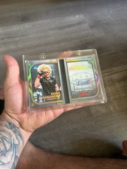 Topps Midnight UFC Khabib Nurmagomedov From the Rafters Auto Book 01/10