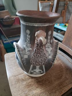 Painted Decrative Terracotta Planter