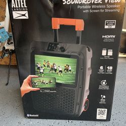 Altec Lansing SoundRover View TV Streaming Party Speaker New
