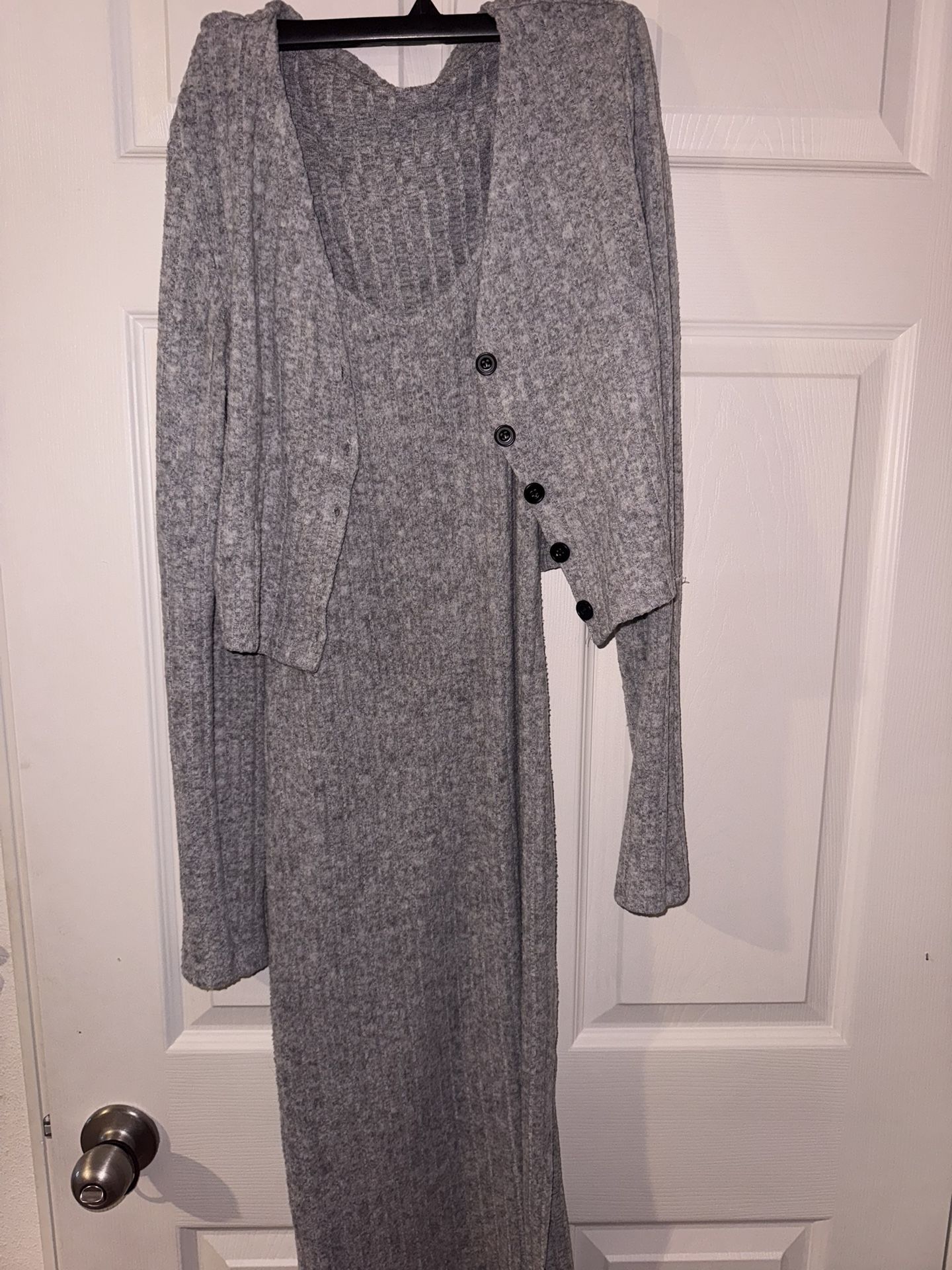 Dress With Cover Up 