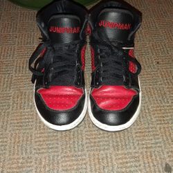 Men's Nike Size 8 Air Jordan Access BRED Black Red Training Shoes AR3762-006