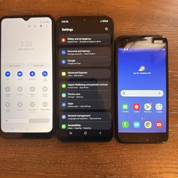 Lot of 3 mix Samsung All carrier unlock for all network