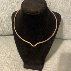 Silver Toned (not Sterling) Choker