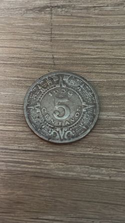 1936 Mexican 5c