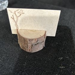 4 Wood Name Stand