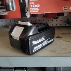 Makita 18V Lithium-Ion 5.0 Ah Battery 