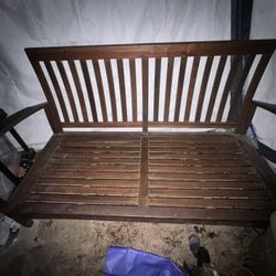 Wood Bench