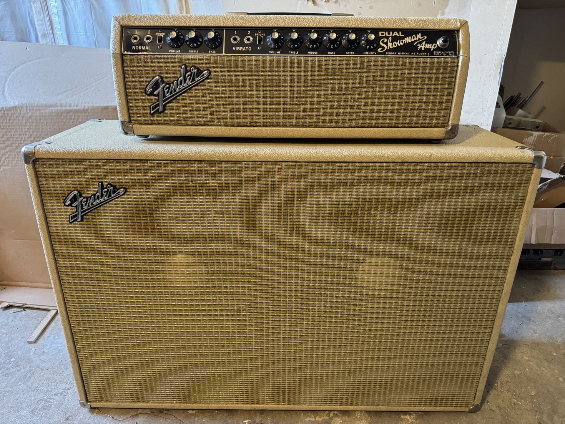 Fender showman dual amp 1963