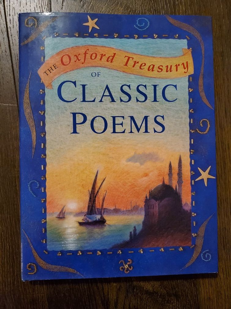 Kids Book- The Oxford Treasury of Poems, Hardcover Like-new